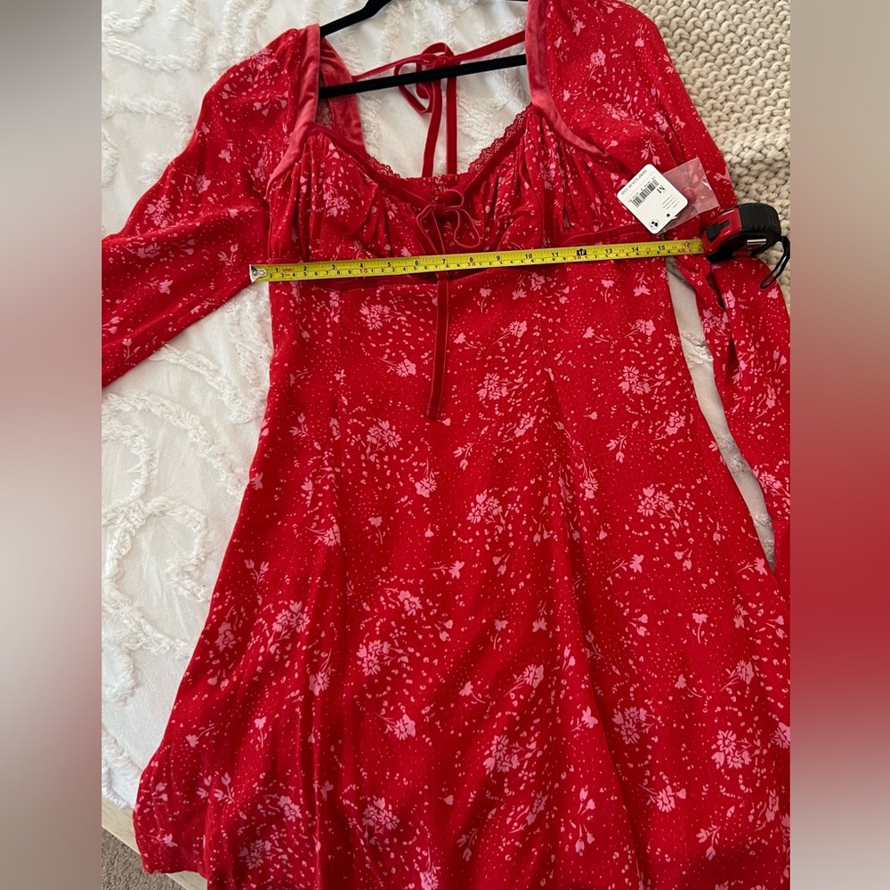 Free People NWT Floral Mini Dress - Picture 6 of 6